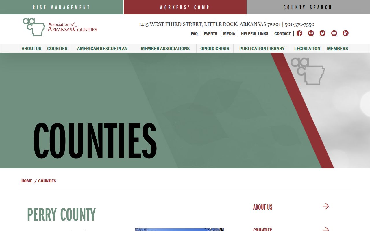 Perry County courthouse profile for bench warrant routing