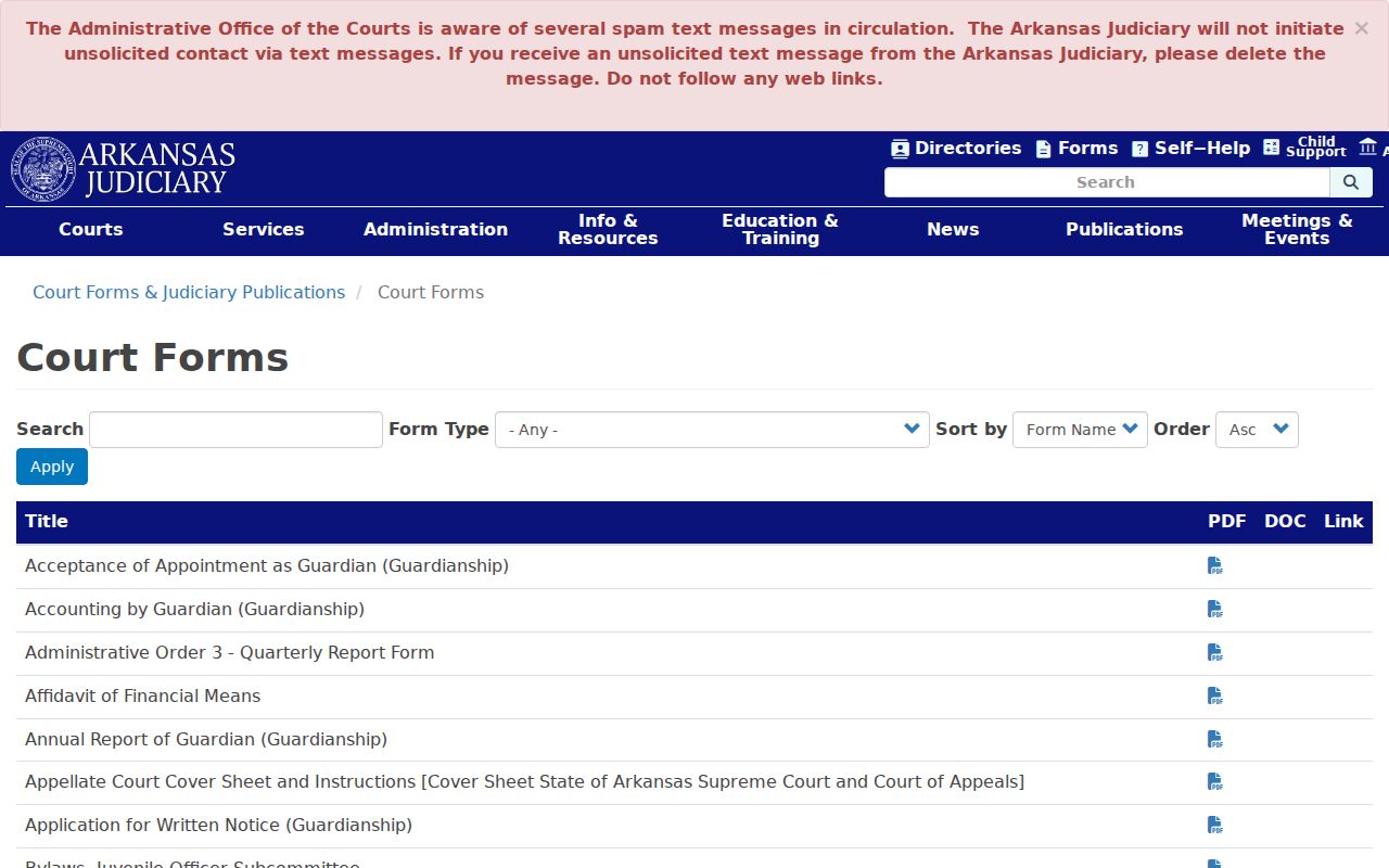 Arkansas court forms controls for Perry County recall questions